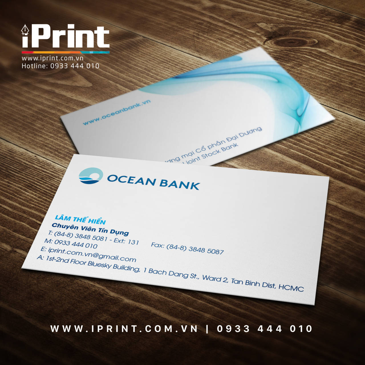 Name Card Ngân Hàng Ocean Bank